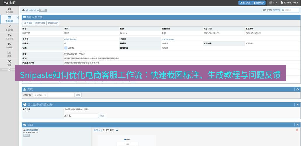 Snipaste如何优化电商客服工作流：快速截图标注、生成教程与问题反馈