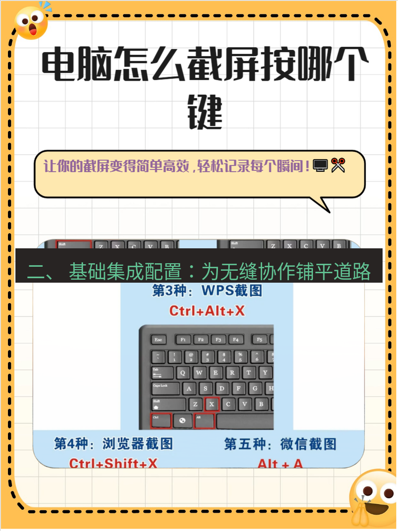截图工具 二、 基础集成配置：为无缝协作铺平道路