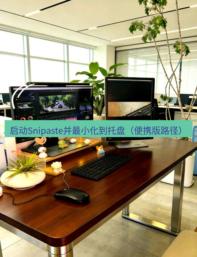 截图工具 启动Snipaste并最小化到托盘（便携版路径）
