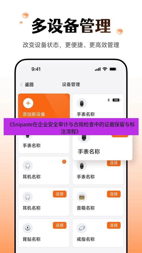 《Snipaste在企业安全审计与合规检查中的证据保留与标注流程》