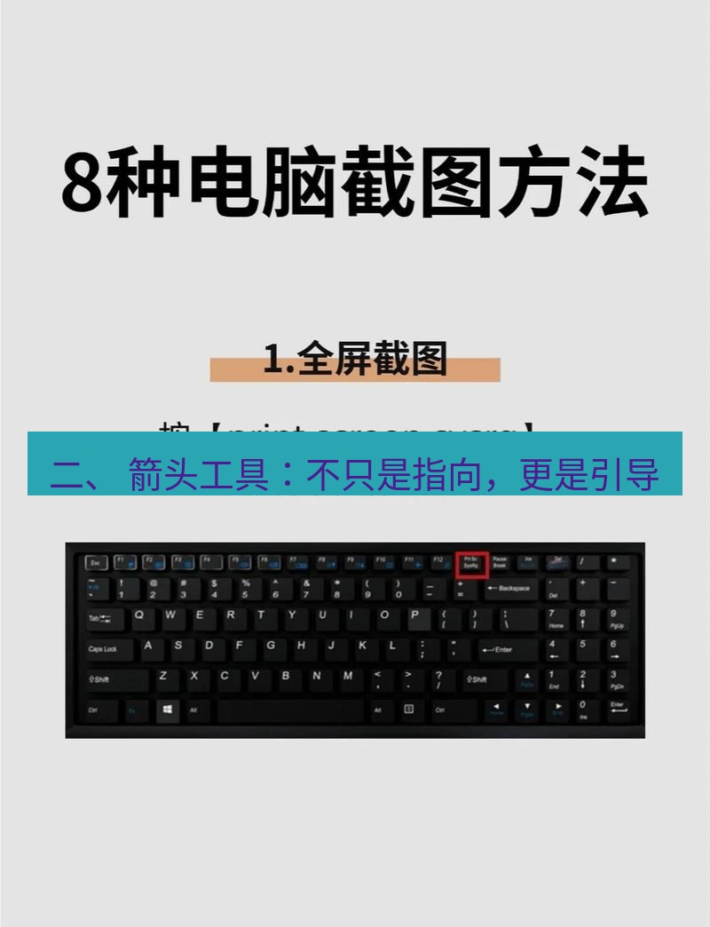 截图工具 二、 箭头工具：不只是指向，更是引导