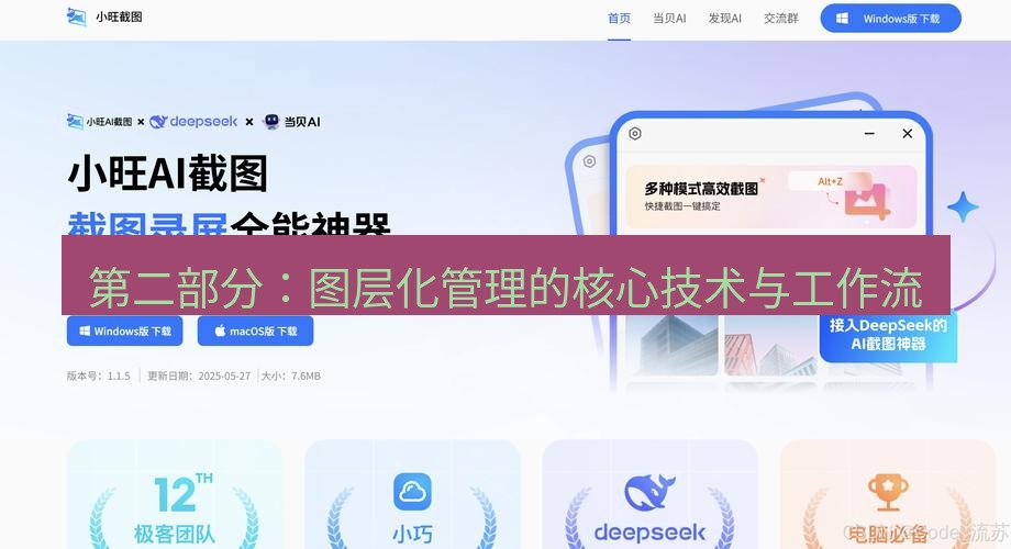截图软件 第二部分：图层化管理的核心技术与工作流