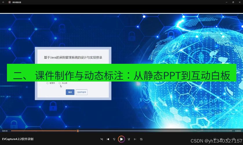 截图软件 二、 课件制作与动态标注：从静态PPT到互动白板