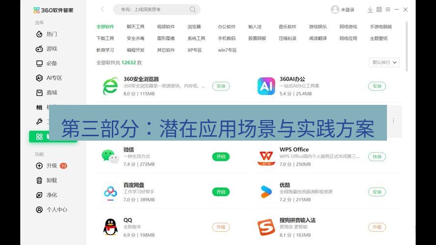 截图软件 第三部分：潜在应用场景与实践方案