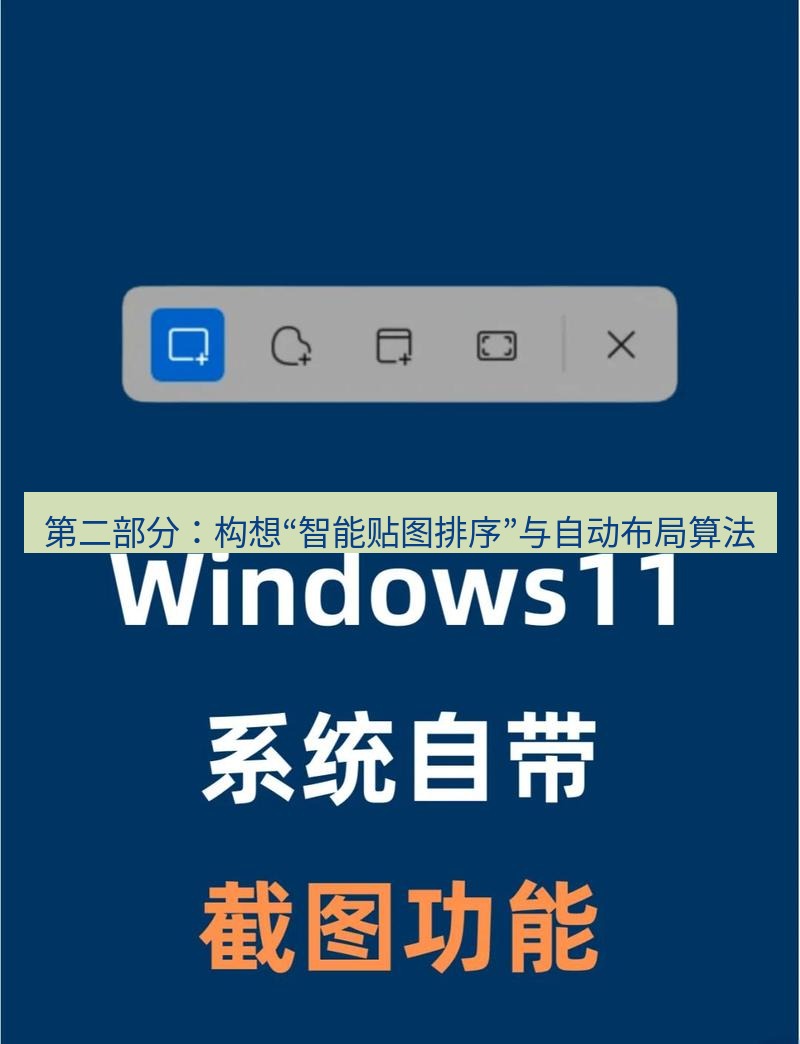 截图软件 第二部分：构想“智能贴图排序”与自动布局算法