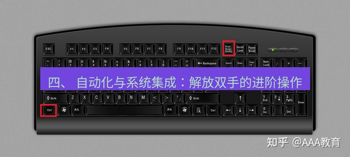截图工具 四、 自动化与系统集成：解放双手的进阶操作