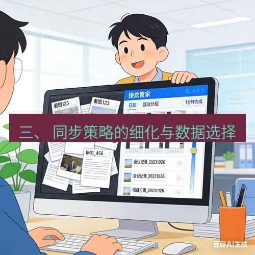 截图工具 三、 同步策略的细化与数据选择
