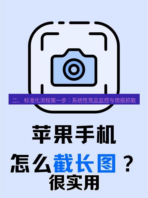 截图工具 二、 标准化流程第一步：系统性竞品监控与情报抓取